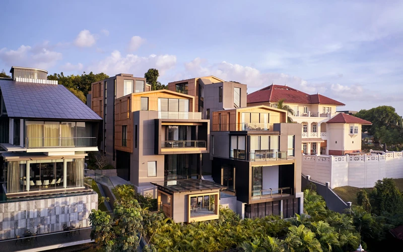 Architectural Aerial Photography - 3:2 House in Singapore