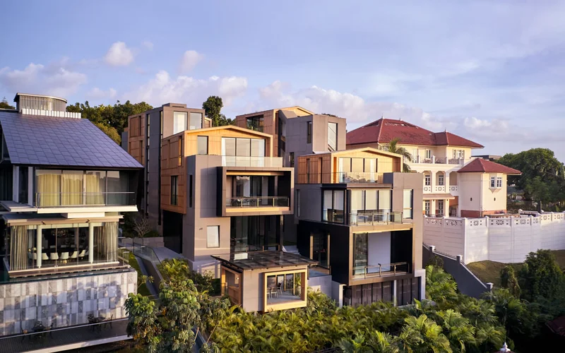 Architectural Aerial Photography - 3:2 House in Singapore