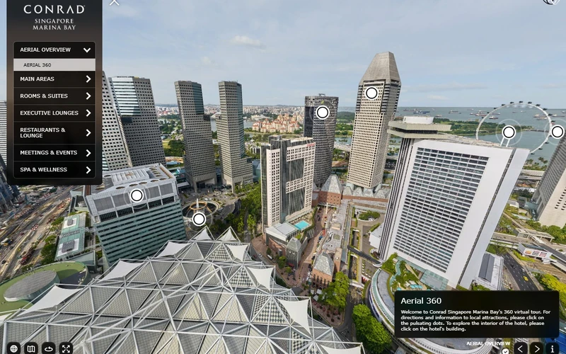 360 Virtual Tour for Conrad Centennial Hotel in Singapore