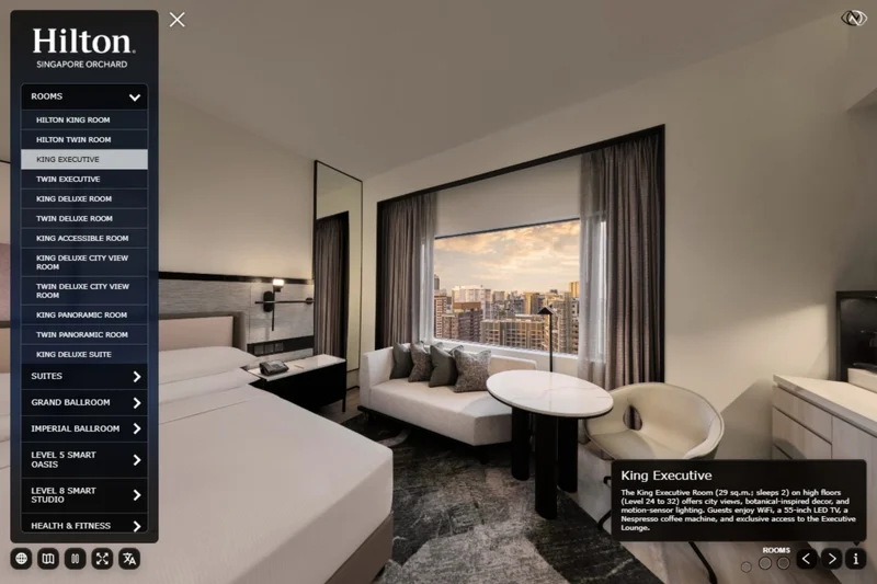 Hilton Singapore Orchard 360 Virtual Tour