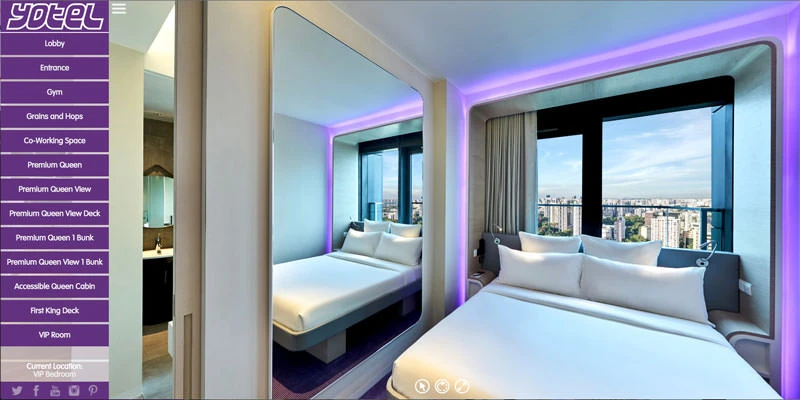 Yotel Orchard in Singapore Hotel Virtual Tour