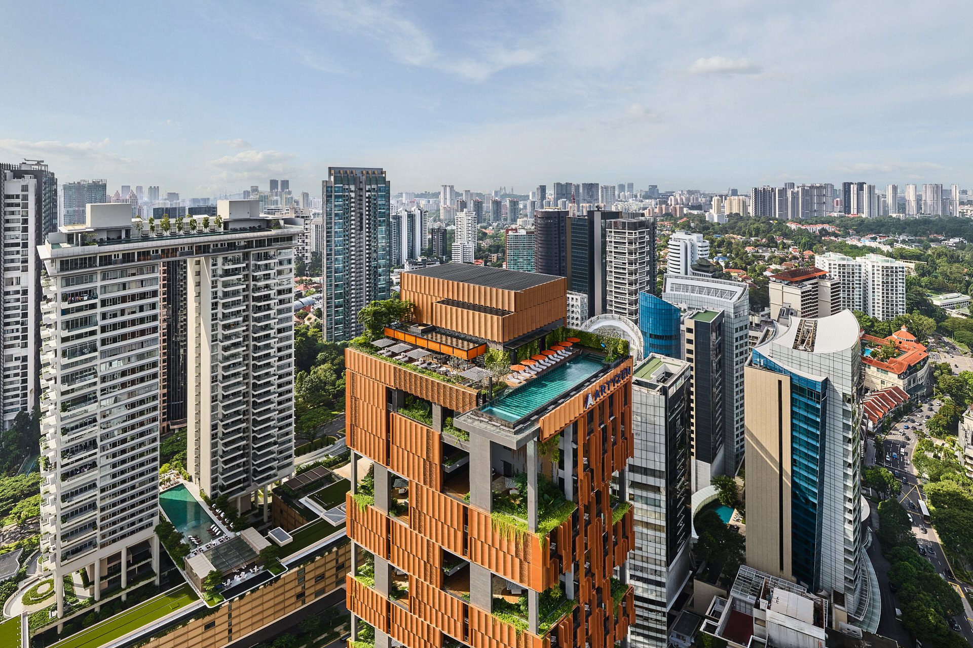 Aerial Photography for Artyzen Hotel Singapore