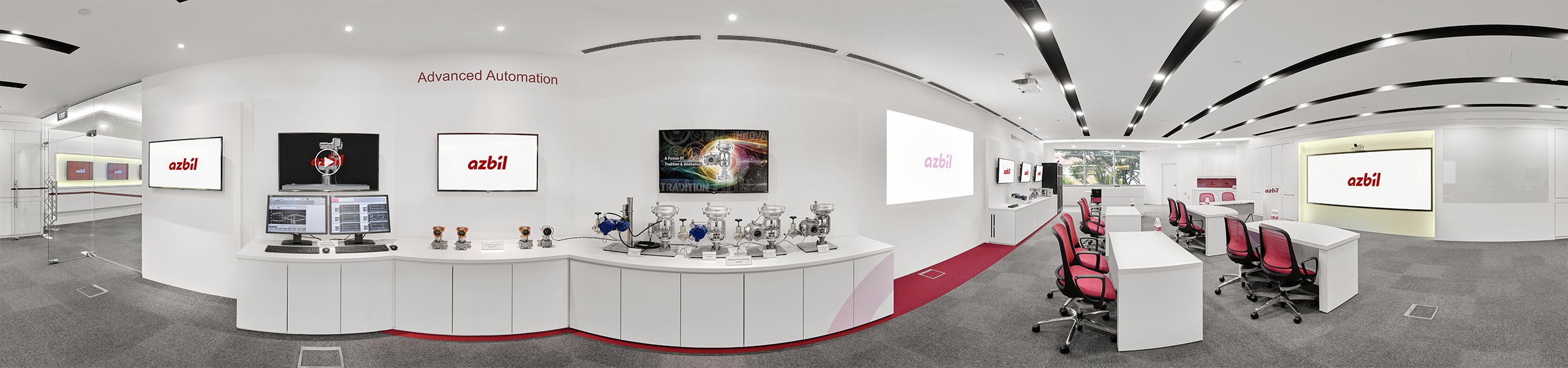 360 Virtual Tour of the Azbil Showroom in Singapore
