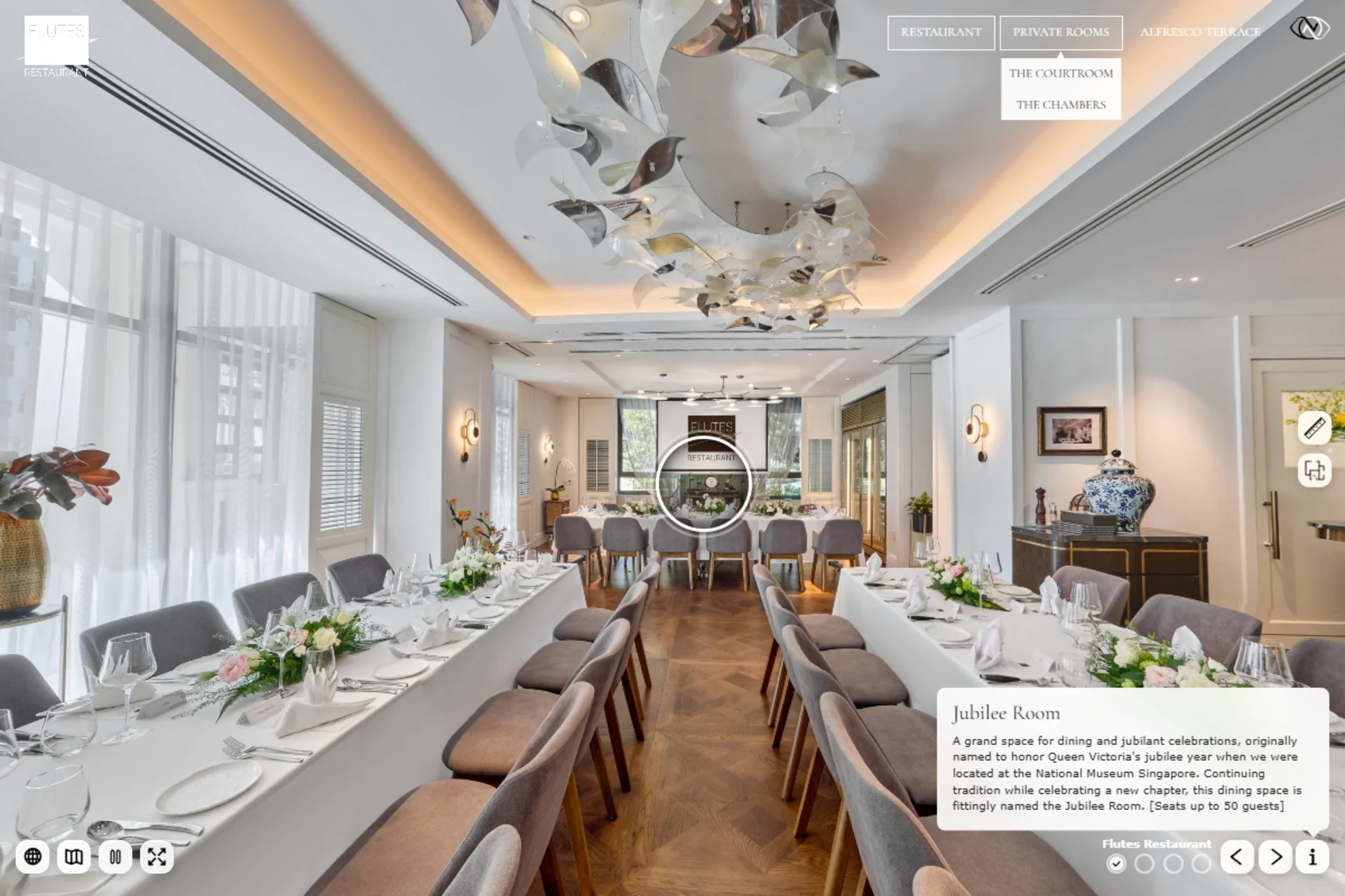 Restaurant and Private-Room Navigation