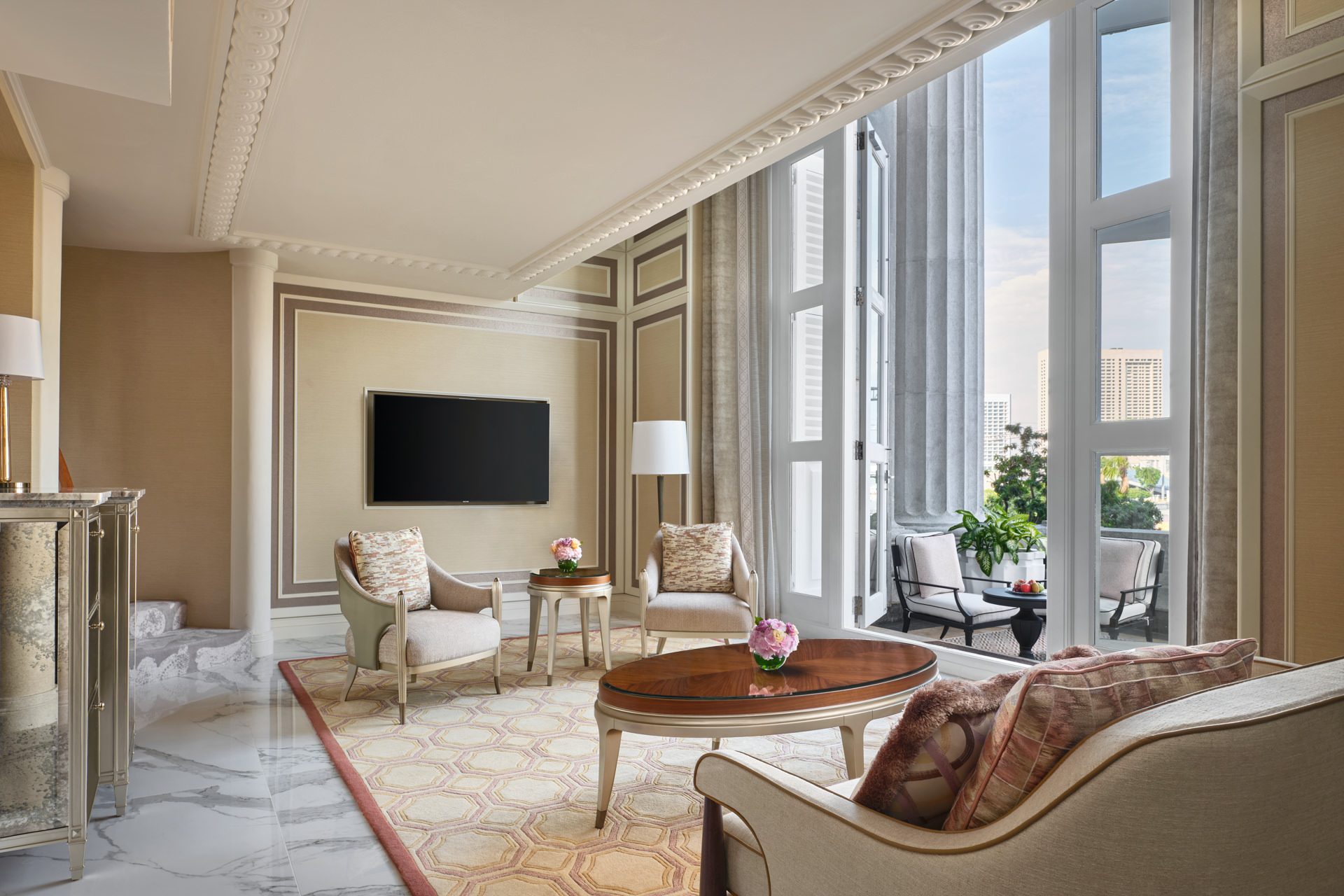 Hotel Photography of The Fullerton Hotel Singapore Loft Suites