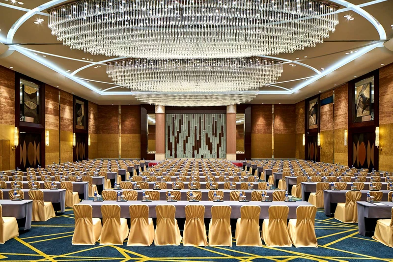 Crowne Plaza Tianjin Binhai Grand Ballroom Classroom Setup