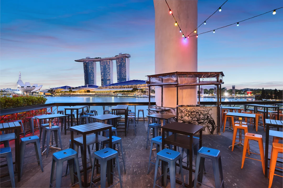 Kinki Restaurant rooftop terrace hero view
