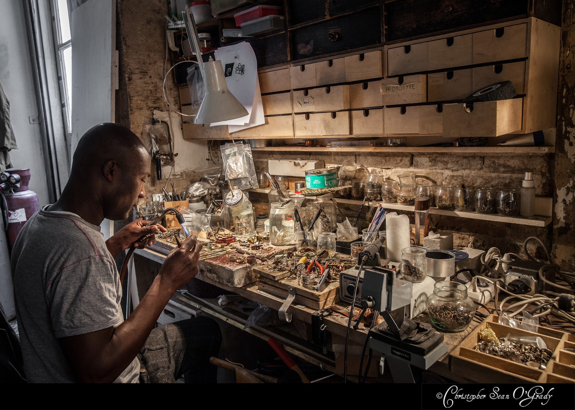 Lifestyle Photography | Environmental Portrait for Lotta Djossou Jewellery in Paris.