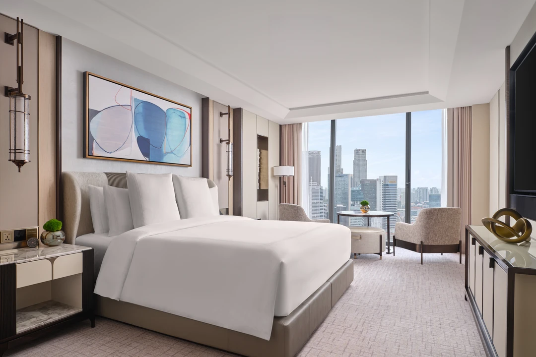 Marina Bay Sands Paiza rooms - 1BR City View - Bedroom