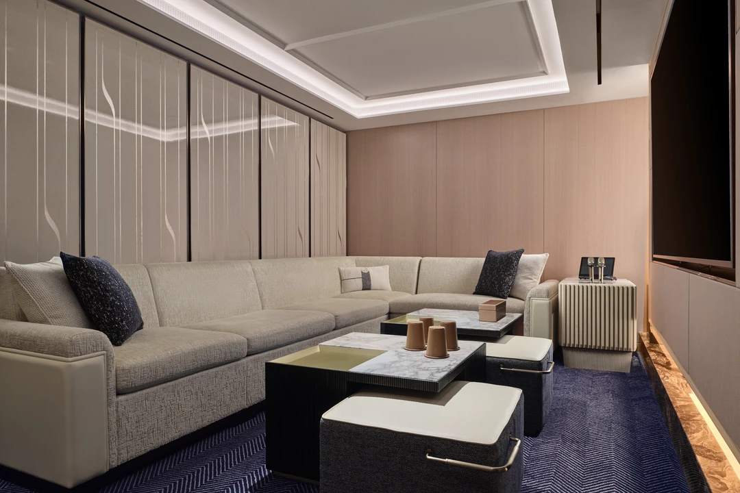 Marina Bay Sands Paiza rooms - 1BR City View - Media Room