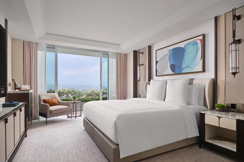 Marina Bay Sands Paiza rooms 1BR Sea View - Bedroom
