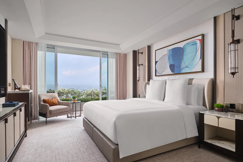 Marina Bay Sands Paiza rooms - 1BR Sea View - Bedroom
