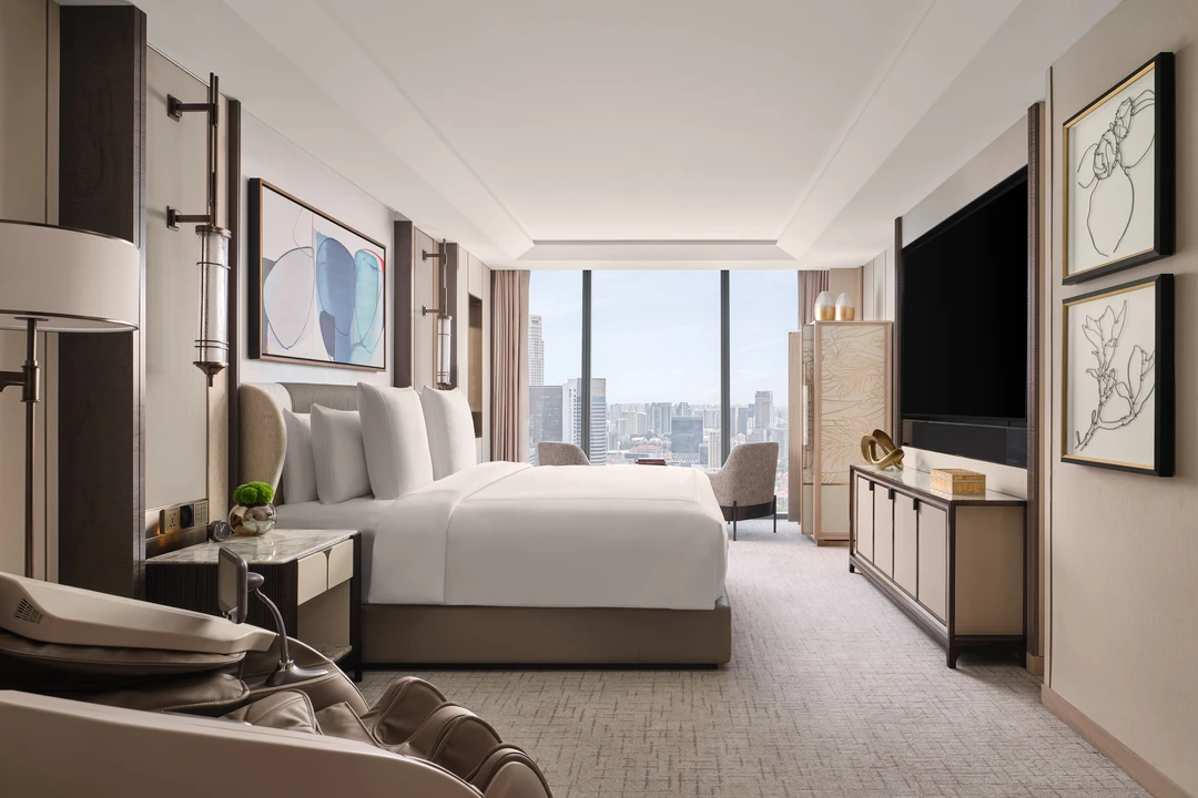 Marina Bay Sands Paiza rooms - 2BR City View - Master Bedroom