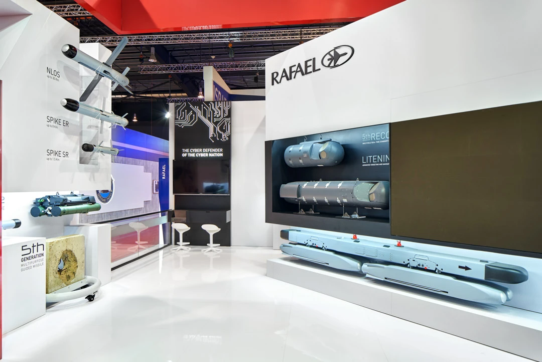 Rafael Spike missile family and Litening pod displays