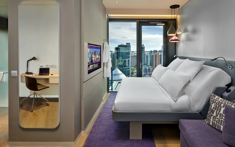 Architectural and Interior Photography for Yotel Orchard Hotel in Singapore