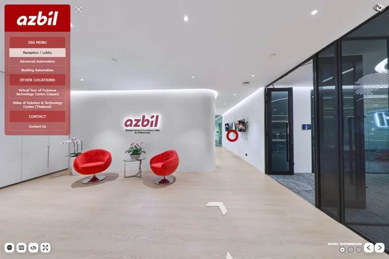 360 Virtual Tour of the Azbil Showroom in Singapore