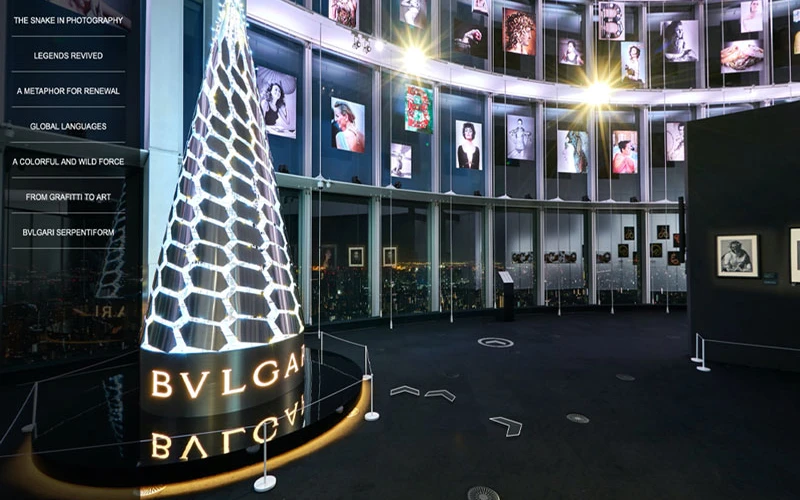 360 Virtual Tour of Bulgari Serpentiform Exhibition in Tokyo Japan
