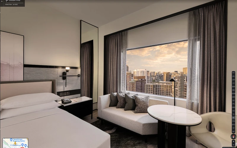 Google Virtual Tour for Hilton Singapore Orchard