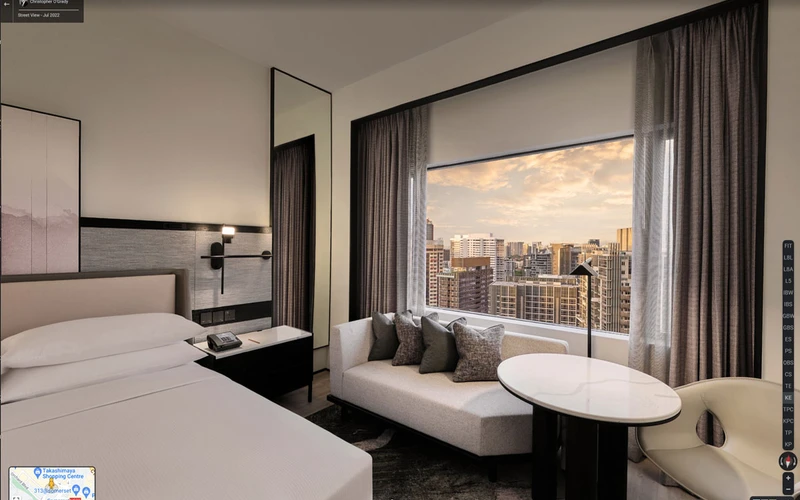 Google Virtual Tour for Hilton Singapore Orchard