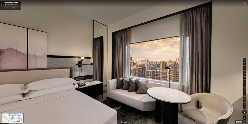 Hilton Singapore: Executive King Room Google Virtual Tour