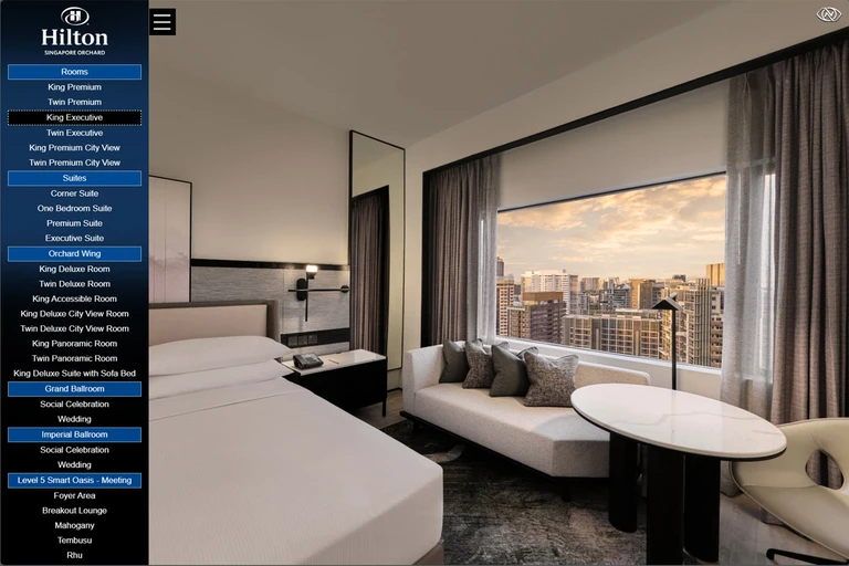 Hilton Singapore Orchard WCAG 2.1 Virtual Tour