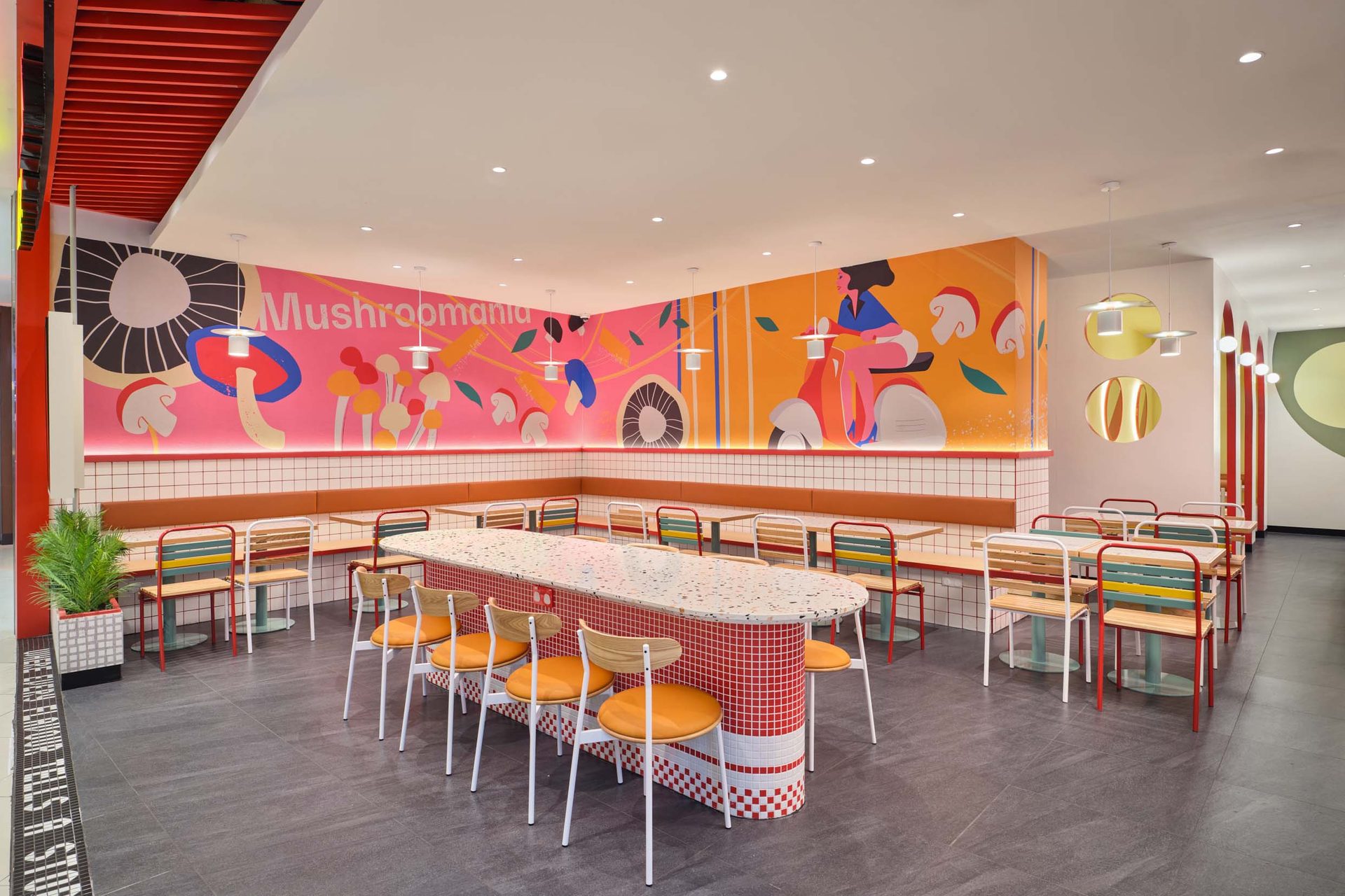 PastaMania Lot One Restaurant Interior Photography