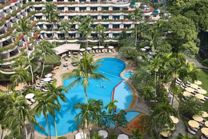 Shangri-La Hotel Singapore - Aerial & Drone Photography