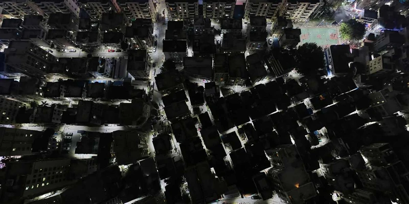 Shenzen China Night Aerial 360