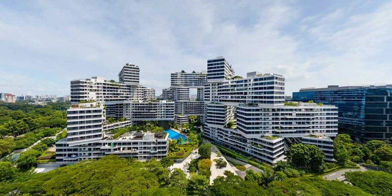 The Interlace Singapore Aerial 360